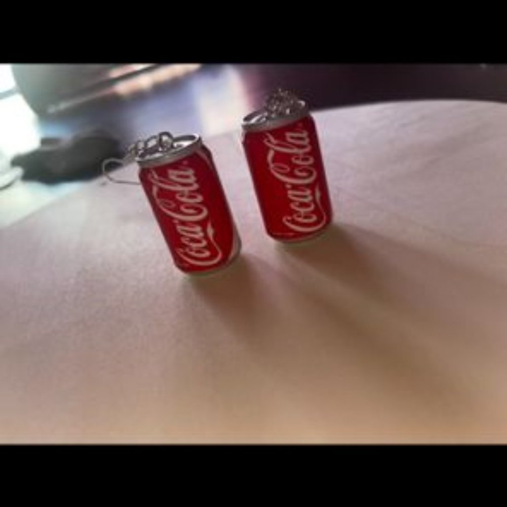 Coke Can Earrings